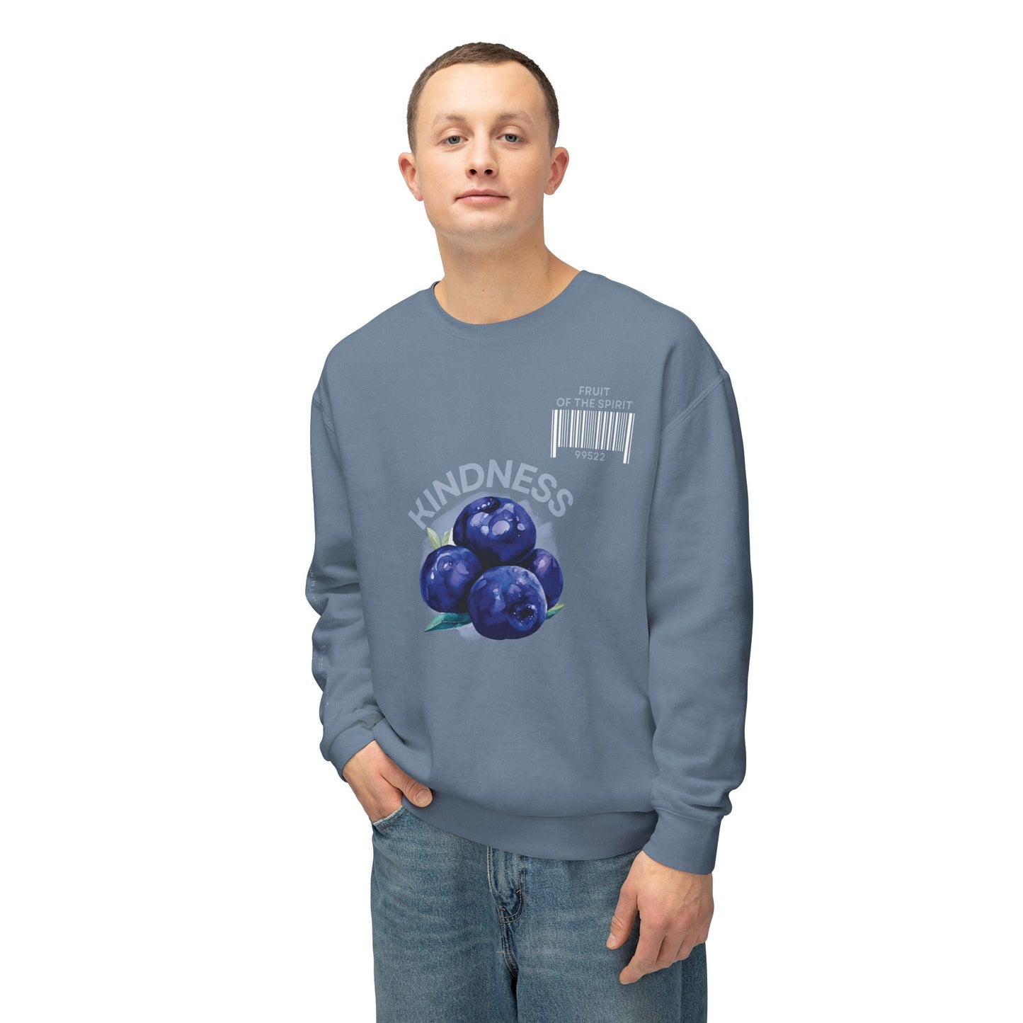 Fruit of the Spirit "Kindness" Unisex Lightweight Crewneck Sweatshirt