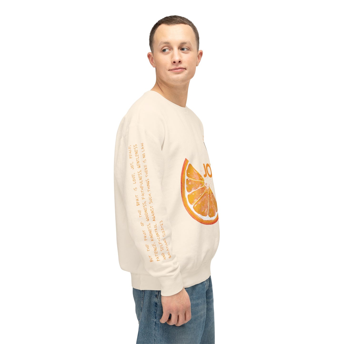 Fruit of the Spirit "Joy" Unisex Lightweight Crewneck Sweatshirt