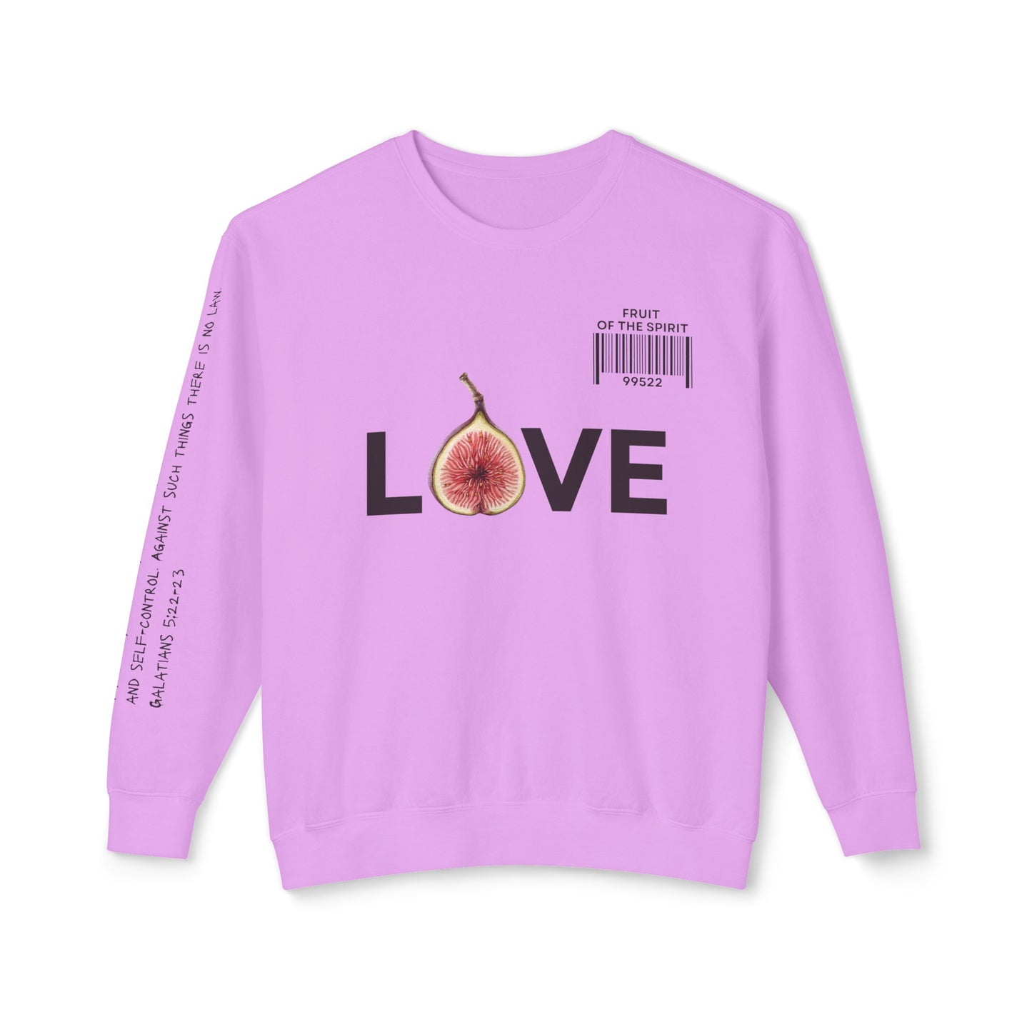 Fruit of the Spirit "Love" Unisex Lightweight Crewneck Sweatshirt