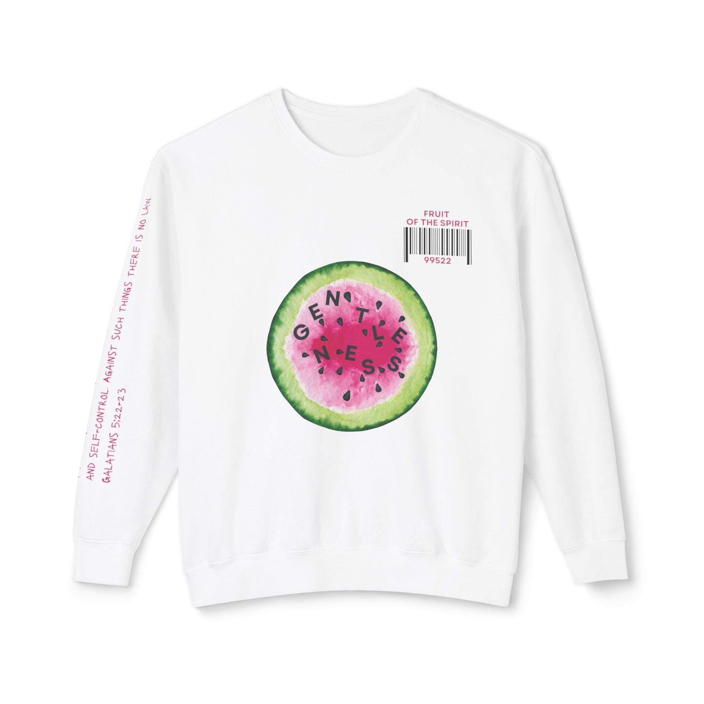 Fruit of the Spirit "Gentleness" Unisex Lightweight Crewneck Sweatshirt