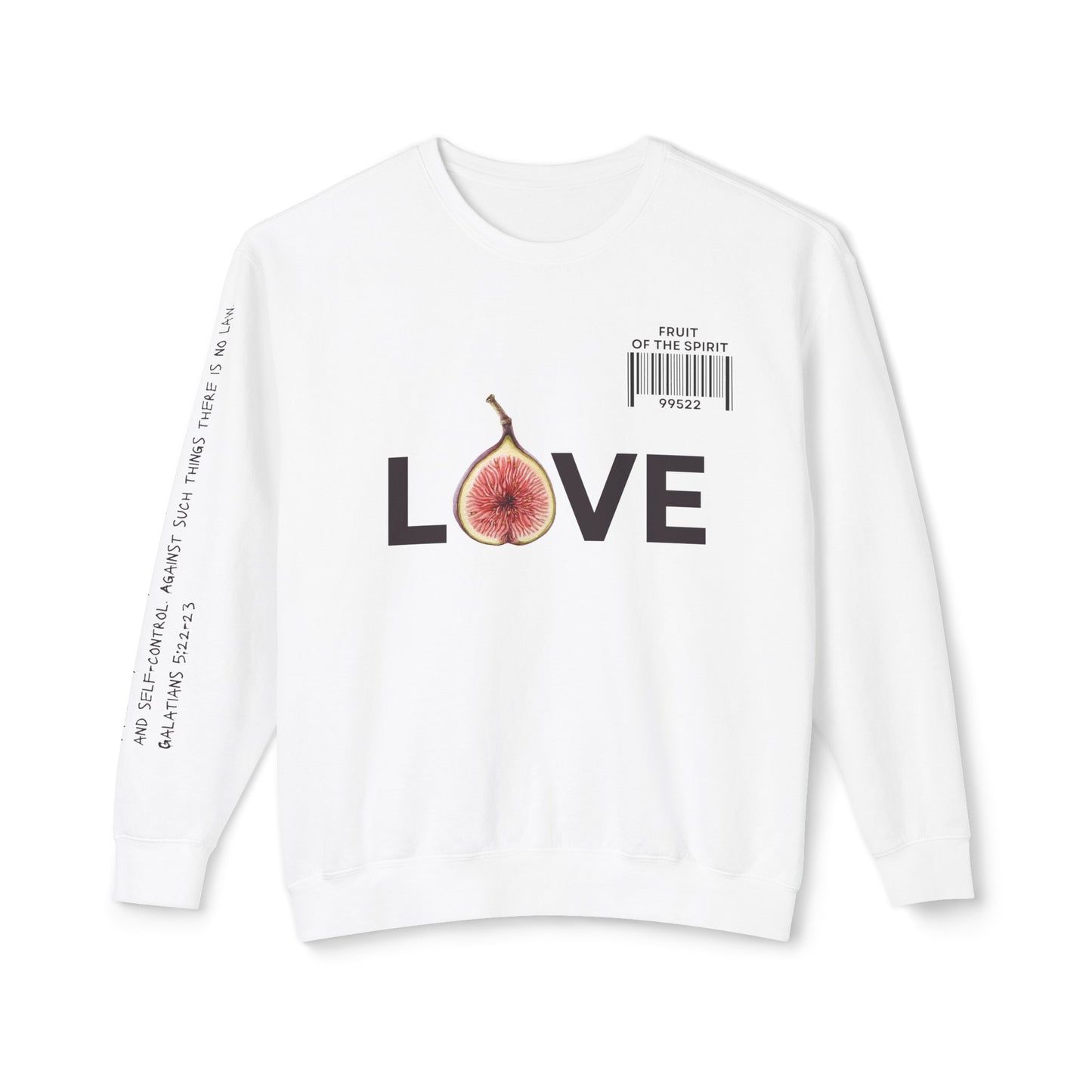 Fruit of the Spirit "Love" Unisex Lightweight Crewneck Sweatshirt