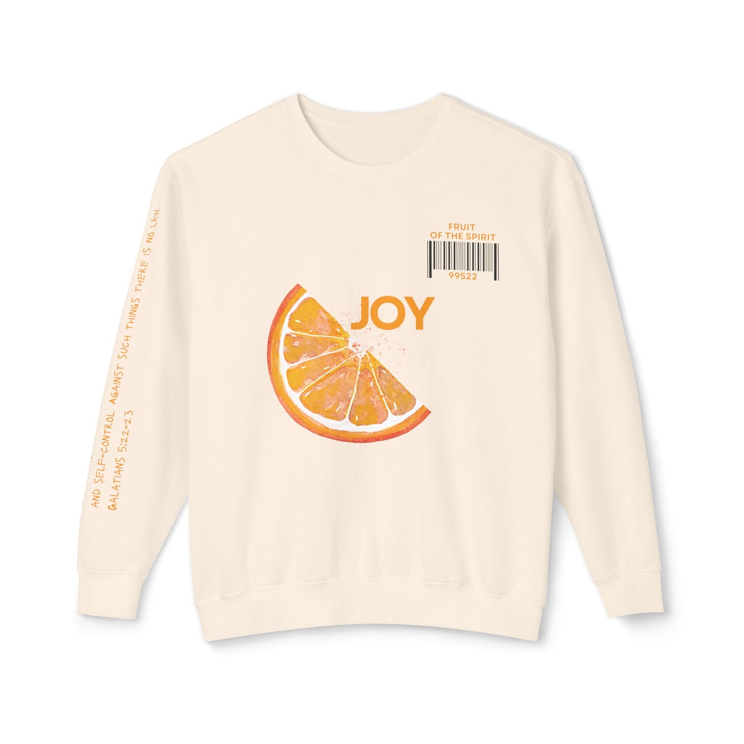 Fruit of the Spirit "Joy" Unisex Lightweight Crewneck Sweatshirt