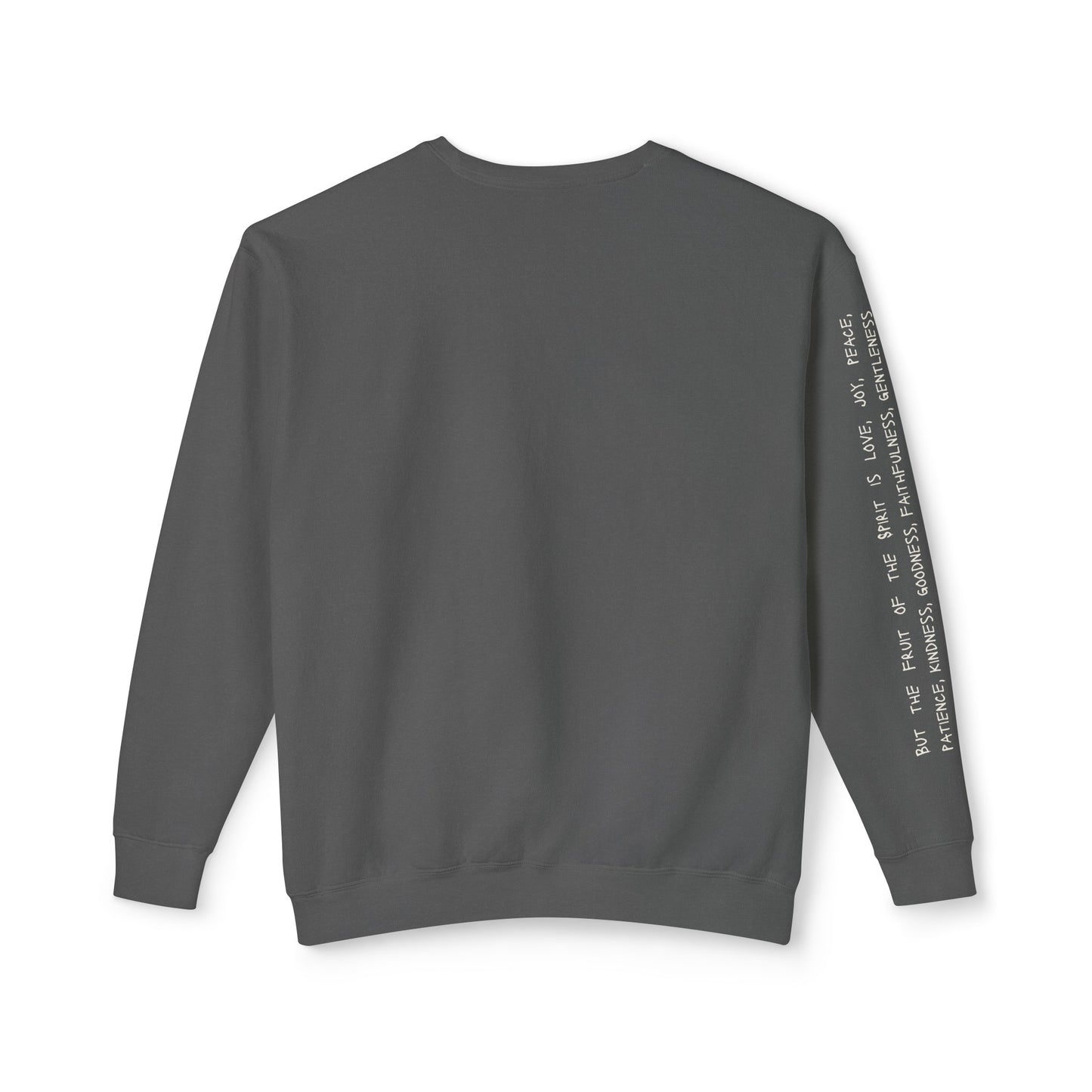 Fruit of the Spirit "Bar Code" Unisex Lightweight Crewneck Sweatshirt